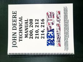 John Deere 208 Lawn and Garden Tractor Technical Service Repair Manual 1649271026 Book Cover