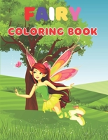Fairy Coloring Book: Fairy Coloring Book For Kids Ages 4-8 B0BRDC3T9P Book Cover