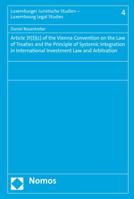 Article 31(3)(C) of the Vienna Convention on the Law of Treaties and the Principle of Systemic Integration in International Investment Law and Arbitra 3848721392 Book Cover