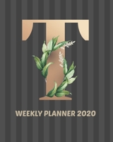 Weekly Planner 2020: January - December 2020 Monthly View Weekly View with Hourly AM/PM Calendar Views Monthly Review & Performance and Alphabet Cover - Monday start 1706286031 Book Cover