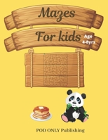 Mazes For Kids: Vol. 6 Beautiful Funny Maze Book Is A Great Idea For Family Mom Dad Teen & Kids To Sharp Their Brain And Gift For Birthday Anniversary Puzzle Lovers Or Holidays Travel Trip 1677055790 Book Cover