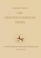 Der Griechisch-Dorische Tempel 347698835X Book Cover