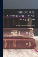 The Gospel According to St. Matthew 1017109540 Book Cover