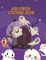 Halloween Coloring Book: This coloring book is one side coloring page this is the best for a coloring book. So, you can buy this book without no tension. B08HT9PX33 Book Cover