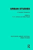 Urban Studies: A Canadian Perspective 1138051063 Book Cover