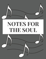 NOTES FOR THE SOUL: Blank Guitar Sheet Music 171325672X Book Cover