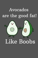 Avocados Are Good Fat! Like Boobs: Keto Journal For Women Weight Loss Notebook Fitness Planner 1657698289 Book Cover