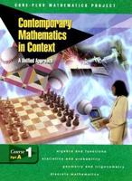 Contemporary Mathematics in Context: A Unified Approach, Course 1, Part A, Student Edition 0078275377 Book Cover