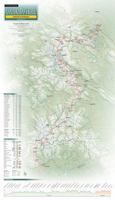 The Colorado Trail Wall Map - Laminated (15 x 26 inches) B0GF9YN46P Book Cover