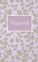 Passwords: Password Journal with alphabetical tabs 1657129772 Book Cover