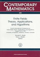 Finite Fields: Theory, Applications, and Algorithms: Fourth International Conference on Finite Fields, Theory, Applications, and Algo 0821808176 Book Cover