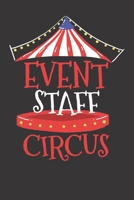 Notebook: Circus Birthday Event Staff College Ruled 6x9 120 Pages 1088879330 Book Cover