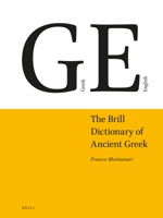 The Brill Dictionary of Ancient Greek 9004193189 Book Cover