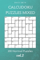 CalcuDoku Puzzles Mixed - 200 Normal Puzzles vol.2 B096TRSZ5D Book Cover