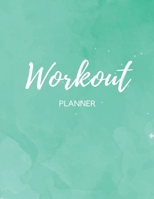 Workout Planner: Fitness Training Logbook -  Track Your Gym Sessions And Log Exercises With This Tracker Workbook - 120 Pages Journal Notebook With Worksheets 8.5 x 11 inches 1676865101 Book Cover