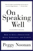 On Speaking Well 0060987405 Book Cover