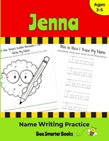 Jenna Name Writing Practice: Personalized Name Writing Activities for Pre-schoolers to Kindergartners 1674830491 Book Cover