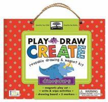 Green Start Play, Draw, Create Dinosaurs: Reuseable Drawing & Magnet Kit 1601693443 Book Cover