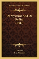 De Mysteriis And De Reditu 1161046410 Book Cover
