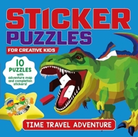 Sticker Puzzles; Time Travel: For Creative Kids 4056212457 Book Cover