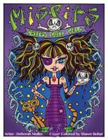 Misfits: Misfits Cute and Creepy Girls to Color 1976073995 Book Cover