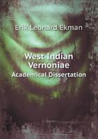 West Indian Vernoniae Academical Dissertation 1341839001 Book Cover