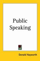 Public speaking 1417998431 Book Cover