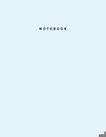 Notebook: LightCyan Color - Writing Journal - College Ruled Notebook - Lined Notebook - Diary - Notepad - Large Composition Book - 8.5x11 inches - 120 pages 1651119554 Book Cover