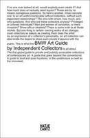 BMW Art Guide by Independent Collectors 3775732594 Book Cover
