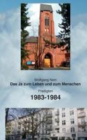 Das Ja zum Leben und zum Menschen, Band 12: Predigten 1983-1984 3752811757 Book Cover