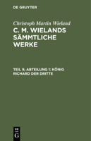 König Richard Der Dritte 3112411676 Book Cover