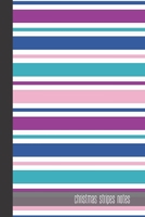 christmas stripes notes: small lined Christmas Pattern Notebook / Travel Journal to write in (6'' x 9'') 120 pages 1709949171 Book Cover