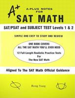 A-Plus Notes For SAT Math 0965435261 Book Cover