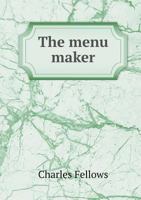 The Menu Maker 5518427107 Book Cover