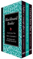 Blackboard Books Boxed Set: I Used to Know That, My Grammar and I... Or Should That Be Me, and I Before E 1606522205 Book Cover