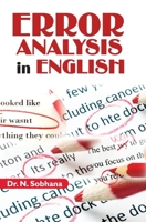 Error Analysis in English 9350568691 Book Cover