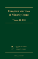 European Yearbook of Minority Issues, 2022 (European Yearbook of Minority Issues, 21) 9004699864 Book Cover