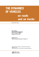 Dynamics Vehicles on Roads & on Track 9026508980 Book Cover