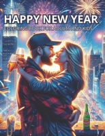 Happy New Year, Coloring Book B0CQPG6G25 Book Cover