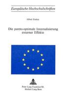 Die Pareto-Optimale Internalisierung Externer Effekte 3261020377 Book Cover