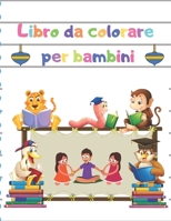 Libro da colorare per bambini: Libro da colorare con pagine da colorare divertenti, facili e rilassanti per gli amanti degli animali 1710298669 Book Cover