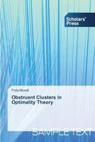 Obstruent Clusters in Optimality Theory 3639708814 Book Cover