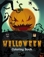 Halloween Coloring Book: An Adult Coloring Book with 40 or 45 Spooky, Fun, and Relaxing Coloring Pages for Adults Relaxation Halloween Gift for B08KFYVN4F Book Cover