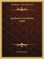 Apollonius Von Kitium (1896) 1160041660 Book Cover