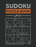 Sudoku Puzzle Book 300 Hard B08CWM7LP5 Book Cover