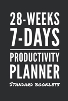 28-Weeks 7-Days Productivity Planner - Standard Booklets: Guided Productivity Planner - Best for Results & Growth Softcover 6x9 Includes Tips, Quotes & Quality Questions Nondated Entries 1691720089 Book Cover