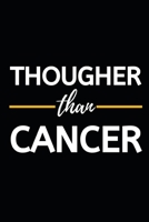 Thougher Than Cancer: Inspirational, Encouragement Notebook/Journal, Gifts For Cancer Patients, Breast Cancer Survivor Gifts For Women, Girls (6 x 9) 1711995762 Book Cover