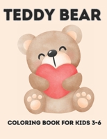 Teddy Bear Coloring Book B0CR6PZ9KN Book Cover