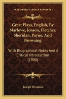 Great Plays: English 1164661639 Book Cover