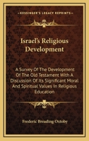 Israel's Religious Development 1432574876 Book Cover